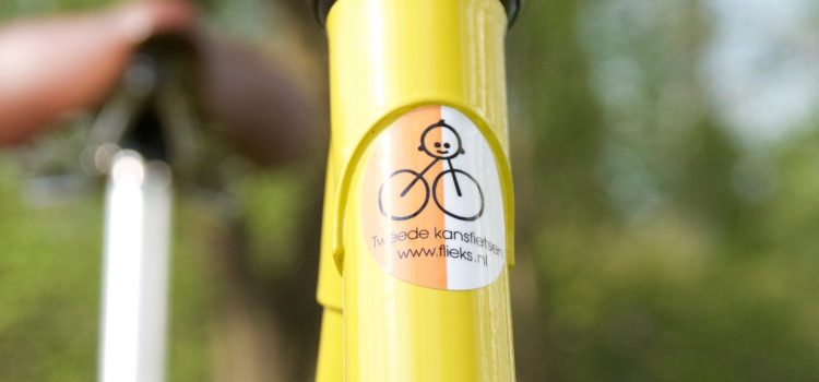 Flieks fiets uit de serie Jaune d'or